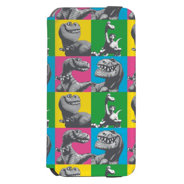 Coque Portefeuille Incipio Pour iPhone Dino Silhouette Quatre Carrés (Folio Devant)