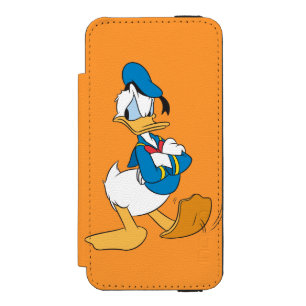 Coque-portefeuille iPhone 5 Incipio Watson™ Donald Duck   Armes debout franchies
