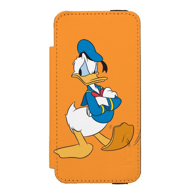 Coque Portefeuille Incipio Pour iPhone Donald Duck | Armes debout franchies (Folio Devant)