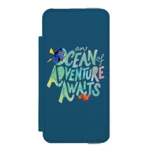 Coque-portefeuille iPhone 5 Incipio Watson™ Dory et Nemo  Un océan d'aventures attend