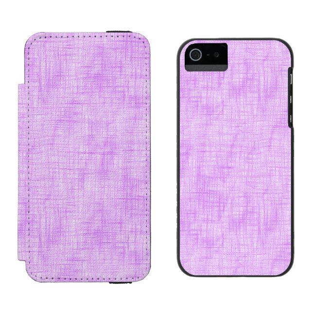 Coque Portefeuille Incipio Pour iPhone Douleur cachée dans le pourpre (Côté par côté)