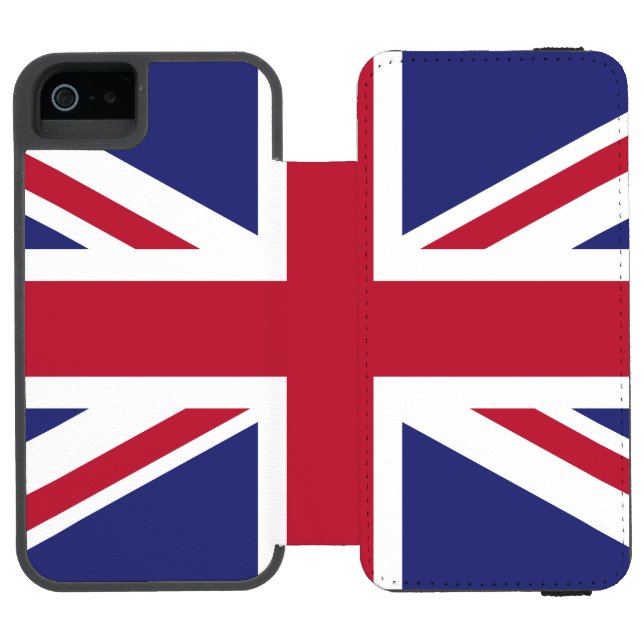 Coque Portefeuille Incipio Pour iPhone Drapeau du Royaume-Uni patriotique (Folio Ouvert)