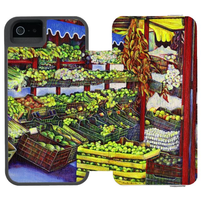 Coque Portefeuille Incipio Pour iPhone Eddie's Market, Hongrie (Folio Ouvert)