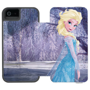 Coque-portefeuille iPhone 5 Incipio Watson™ Elsa  Profil latéral debout
