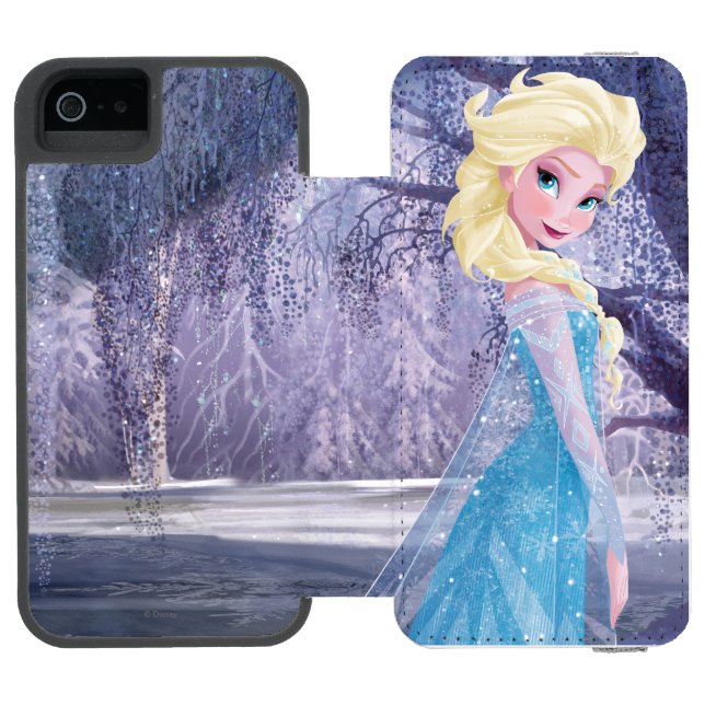 Coque Portefeuille Incipio Pour iPhone Elsa| Profil latéral debout (Folio Ouvert)