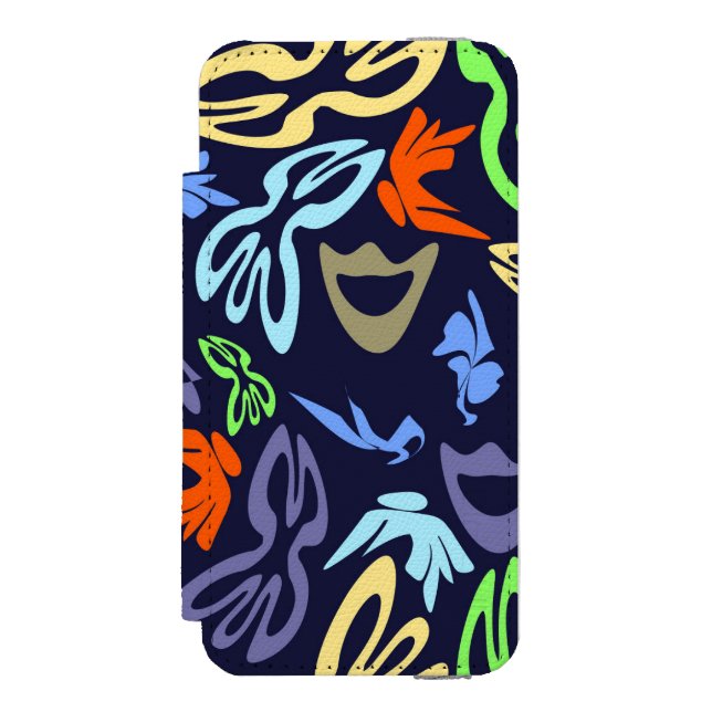 Coque Portefeuille Incipio Pour iPhone Elves, Butterflies and Masks 4 (Folio Devant)