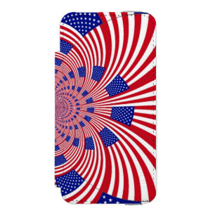 Coque-portefeuille iPhone 5 Incipio Watson™ États-Unis Magnifique Assez Uniquement Exceptionne