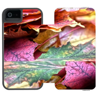 Coque-portefeuille iPhone 5 Incipio Watson™ Feuilles d'automne
