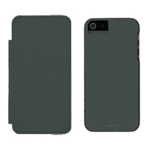 Coque-portefeuille iPhone 5 Incipio Watson™ Fireweed et montagnes - Latouche, Alaska