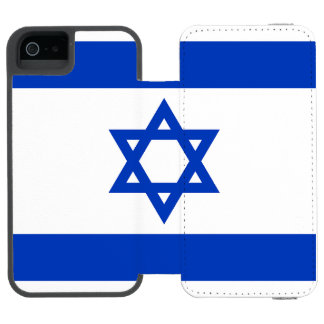 Coque-portefeuille iPhone 5 Incipio Watson™ Flag of Israel