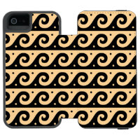 Fret grec, Motif d'onde méditerranéen, Brown