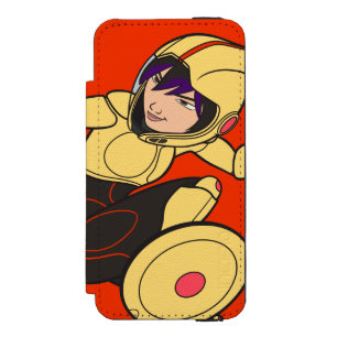 Coque-portefeuille iPhone 5 Incipio Watson™ Go Go Go Go Tomago Jaune