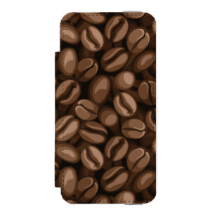 Coque-portefeuille iPhone 5 Incipio Watson™ Grains de café