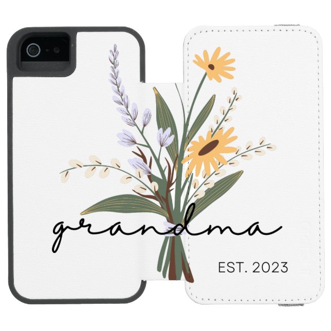 Coque Portefeuille Incipio Pour iPhone #GrandmaEst.2023iPhone 6 Wallet Case (Folio Ouvert)