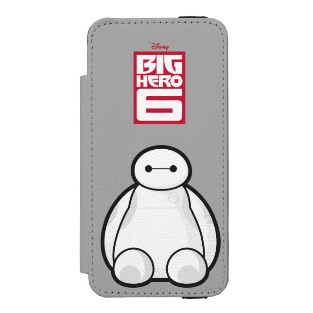 Coque Portefeuille Incipio Pour iPhone Graphisme classique Baymax Sitting (Folio Devant)