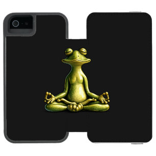 Coque-portefeuille iPhone 5 Incipio Watson™ Grenouille Zen