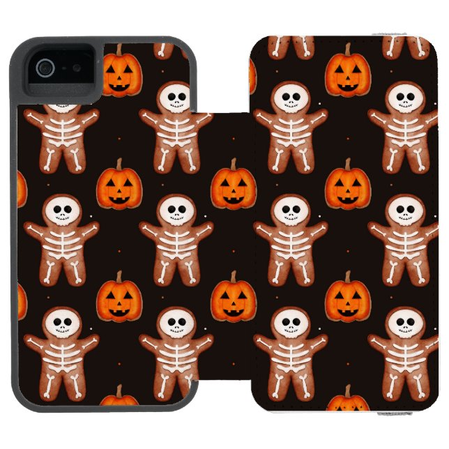 Coque Portefeuille Incipio Pour iPhone Halloween Design (Folio Ouvert)