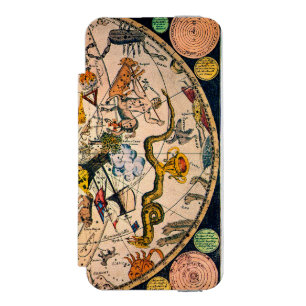 Coque-portefeuille iPhone 5 Incipio Watson™ Hémisphère céleste, 1790
