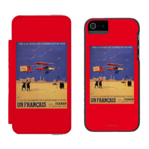 Coque-portefeuille iPhone 5 Incipio Watson™ Henry Farman vole chez Issy-les-Moulineaux