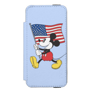 Coque-portefeuille iPhone 5 Incipio Watson™ Holiday Mickey   Indicateur