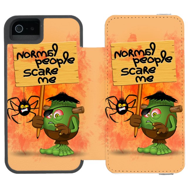 Coque Portefeuille Incipio Pour iPhone Humorous Frankenstein (Folio Ouvert)