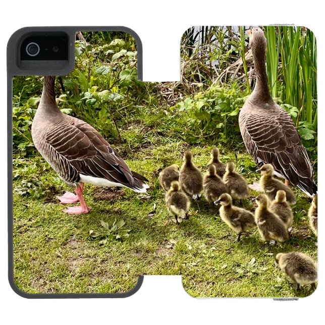 Coque Portefeuille Incipio Pour iPhone La vie de canard. (Folio Ouvert)