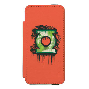 Coque-portefeuille iPhone 5 Incipio Watson™ Lanterne verte - symbole tordu d'innocence