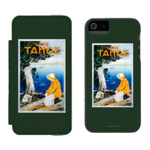Coque-portefeuille iPhone 5 Incipio Watson™ Le lac Tahoe PosterLake promotionnel Tahoe, CA