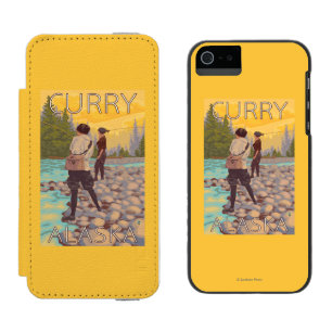 Coque-portefeuille iPhone 5 Incipio Watson™ Les femmes pilotent la pêche - cari, Alaska