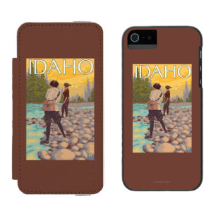 Coque-portefeuille iPhone 5 Incipio Watson™ Les femmes pilotent l'affiche de voyage de