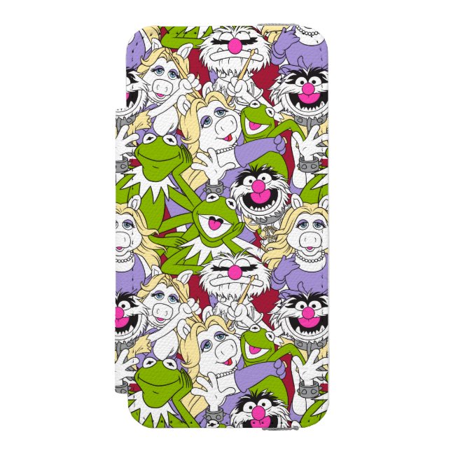 Coque Portefeuille Incipio Pour iPhone Les Muppets| Motif surdimensionné (Folio Devant)