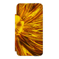 Lignes Abstraites Fleur Jaune