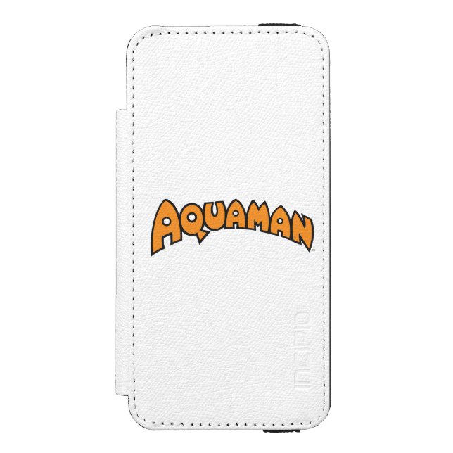Coque Portefeuille Incipio Pour iPhone Logo Aquaman Orange (Folio Devant)