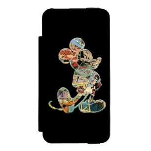 Coque-portefeuille iPhone 5 Incipio Watson™ Mickey classique  Silhouette comique