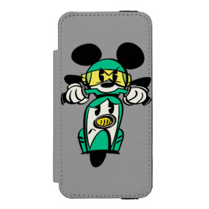 Coque-portefeuille iPhone 5 Incipio Watson™ Mickey français Droit devant à Vespa