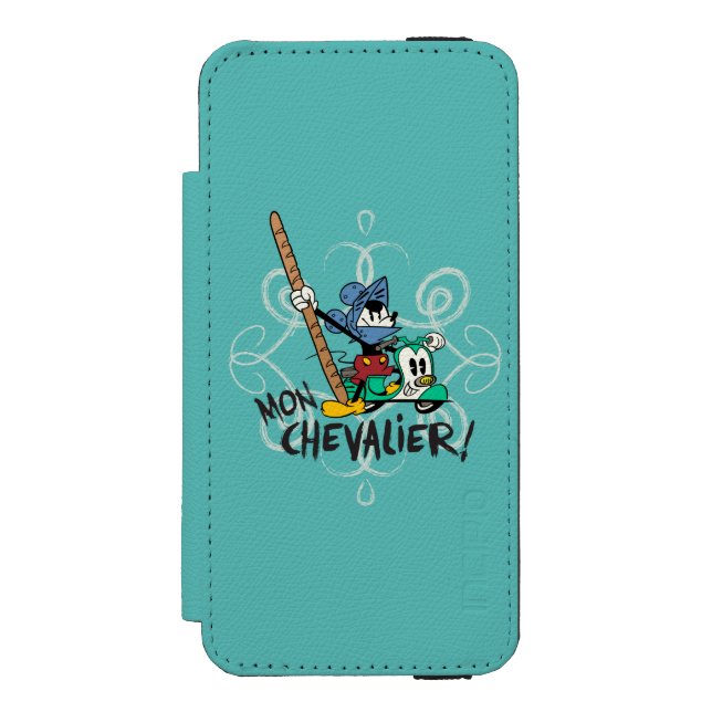 Coque Portefeuille Incipio Pour iPhone Mickey français | Mon Chevalier ! (Folio Devant)