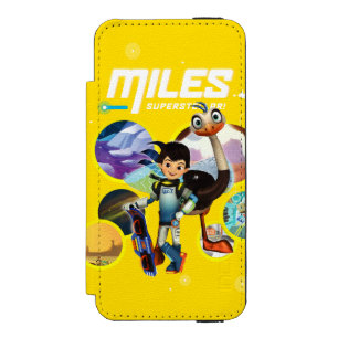 Coque-portefeuille iPhone 5 Incipio Watson™ Miles Superstellar & MERC Robotic Sidekick