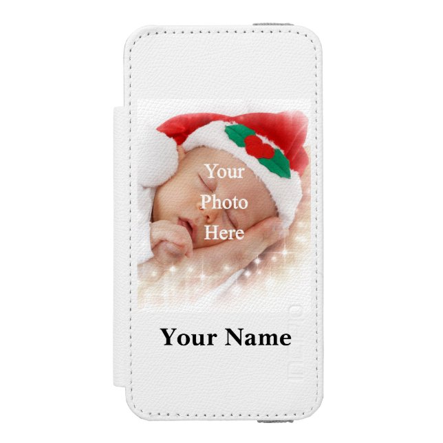 Coque Portefeuille Incipio Pour iPhone Modèle photo personnalisé (Folio Devant)