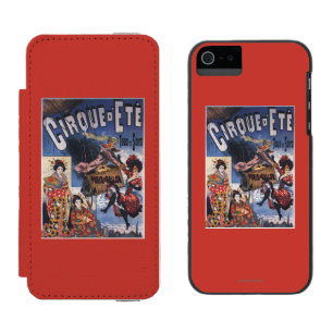 Coque-portefeuille iPhone 5 Incipio Watson™ Montgolfière et affiche japonaise de dames