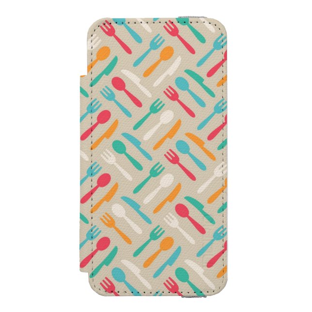 Coque Portefeuille Incipio Pour iPhone Motif 3 de cuisine (Folio Devant)