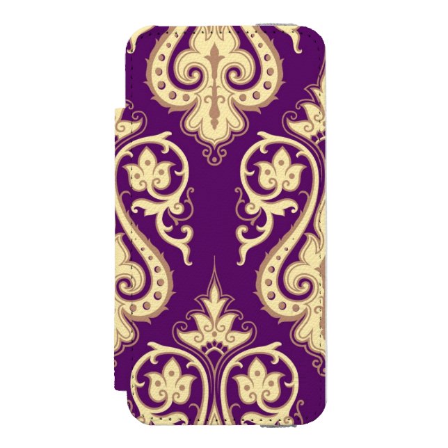 Coque Portefeuille Incipio Pour iPhone Motif 4 de damassé (Folio Devant)