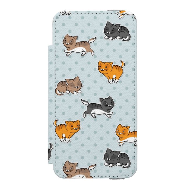 Coque Portefeuille Incipio Pour iPhone motif avec les chats drôles (Folio Devant)
