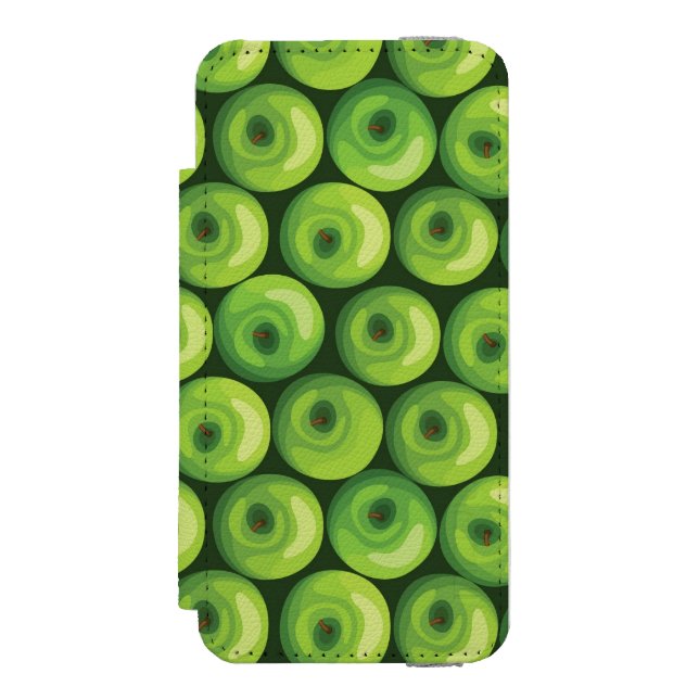 Coque Portefeuille Incipio Pour iPhone Motif avec les pommes vertes (Folio Devant)