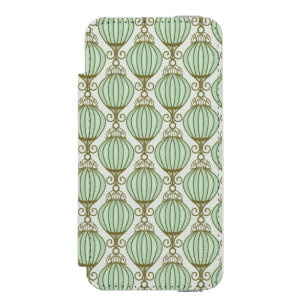 Coque-portefeuille iPhone 5 Incipio Watson™ Motif bleu de Motton