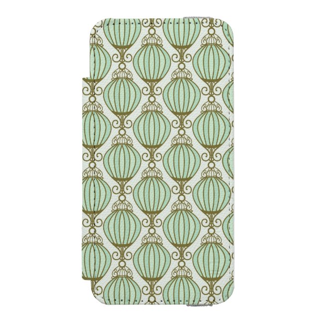 Coque Portefeuille Incipio Pour iPhone Motif bleu de Motton (Folio Devant)