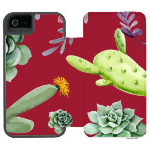 Coque-portefeuille iPhone 5 Incipio Watson™ Motif Cactus 4