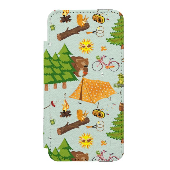 Coque Portefeuille Incipio Pour iPhone Motif campant (Folio Devant)