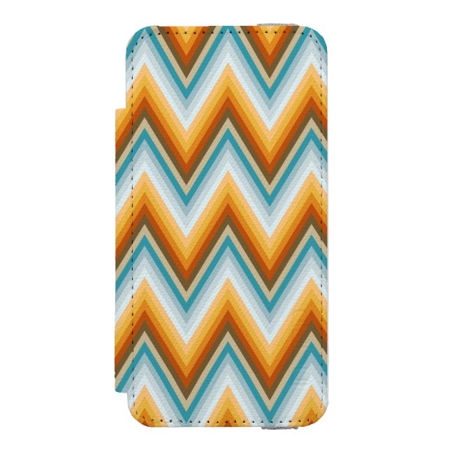 Coque Portefeuille Incipio Pour iPhone Motif d'arrière - plan de Chevron (Folio Devant)