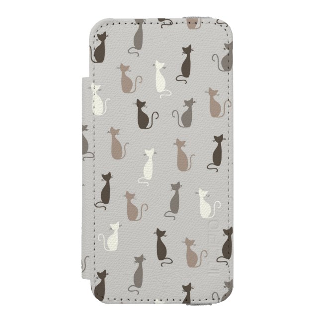 Coque Portefeuille Incipio Pour iPhone Motif de chats (Folio Devant)