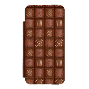 Coque-portefeuille iPhone 5 Incipio Watson™ Motif de chocolat